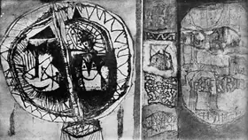 Dutta Ray, Shyamal (Artist). Composition X, n.d. | Graphic Art