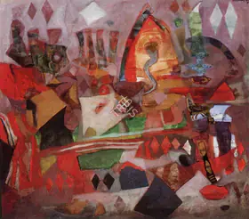 Kudallur, Achutan (Artist). Saktheyam, 1989 | Painting