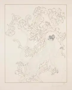 Ramachandran, A. (Artist). Untitled (Monkey), 1989 | Drawing