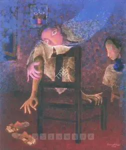 Kar, Sanat (Artist). Untitled, 1989 | Painting