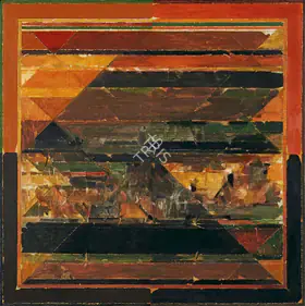Raza, S.H. (Artist). The Earth, 1982 | Painting