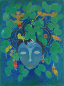 Zharotia, Jai (Artist). Prakriti, 1996 | Painting