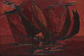 Sabavala, Jehangir (Artist). Incarnadine, 1960 | Painting