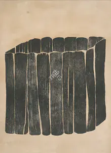 Hashmi, Zarina (Artist). Cage, 1970 | Print