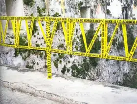 Gupta, Shilpa (Artist). There Is No Border Here, 2006 | Print