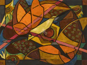 Sabavala, Jehangir (Artist). Winged Flight, 1958 | Painting