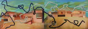 Shetty, Sudarshan (Artist). Spreading Milk Everywhere, 2005 | Painting