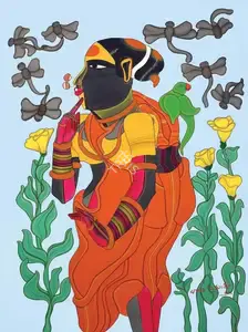 Vaikuntam, Thota (Artist). Untitled, 2021 | Painting