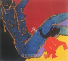 Husain, M.F. (Artist). Untitled, c.1970 | Painting