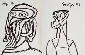 Souza, F.N. (Artist). Untitled, 1984 | Drawing