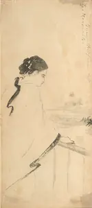 Tagore, Gaganendranath (Artist). Les Miserables, late 1910s | Drawing