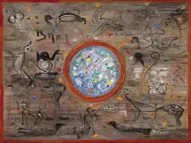 Muralidharan, T.K. (Artist). Blue Pond, 2005 | Painting