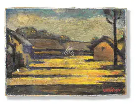 Roy, Jamini (Artist). Untitled (Village Scene), n.d. | Painting