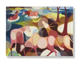Senanayake, Senaka (Artist). Untitled (Deer), 1976 | Painting