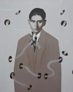 Ranade, Dilip (Artist). Franz Kafka's Fictional Logic, 2005 | Painting