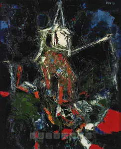 Raza, S.H. (Artist). Eglise, 1959 | Painting
