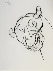 Mehta, Tyeb (Artist). Bull, 1998 | Drawing