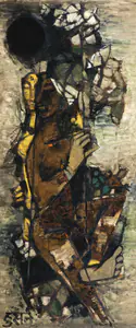 Husain, M.F. (Artist). Jhoola, 1961 | Painting