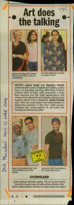 Sharma, Manoj (Reporter). Art does the Talking, 13 March 2006 | Newspaper Clipping | 00852086