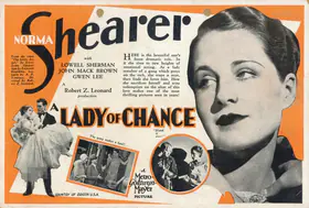 Leonard, Robert Z. (Director), A Lady of Chance, 1928 | Handbill