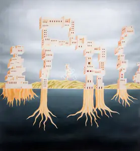 Scaria, Gigi (Artist). Roots of Disobedience, 2016 | Painting