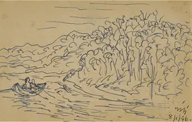 Bose, Nandalal (Artist). Untitled, 1952 | Drawing