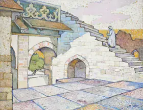 Husain, M.F. (Artist). Untitled (John Bull), 1985 | Painting