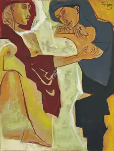 Das, Jatin (Artist). An Extended Hand, 2003 | Painting