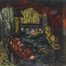 Chandra, Avinash (Artist). Untitled, 1955 | Painting