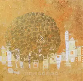 Sonawane, Bhawna (Artist). Setting Sun, 2008 | Painting