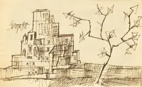 Souza, F.N. (Artist). Untitled, 1958 | Drawing
