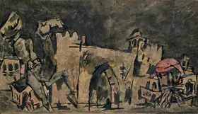 Husain, M.F. (Artist). Untitled, c.1960 | Painting