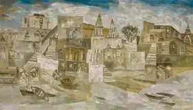 Ramkumar (Artist). Untitled (Benares), 1994 | Painting