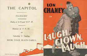 Thalberg, Irving (Producer), Laugh, Clown, Laugh, 1928 | Handbill