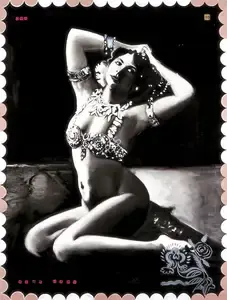 Upadhyay, Chintan (Artist). Mata Hari (Commemorative Stamp Series), 2003 | Painting
