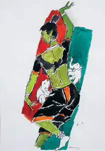 Husain, M.F. (Artist). Untitled, n.d. | Painting