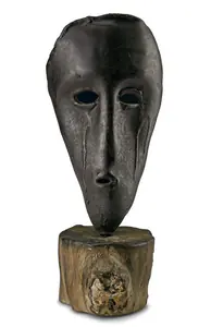 Hore Somnath Artist Head Bronze 1988 Sculpture FineArts 00355240