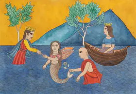 Narayan, Badri (Artist). Untitled, 1990 | Painting