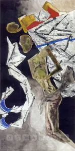 Husain, M.F. (Artist). Mother Teresa, n.d. | Painting