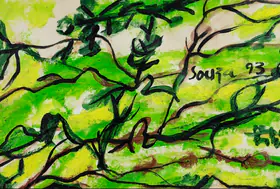 Souza, F.N. (Artist). Untitled, 1993 | Painting