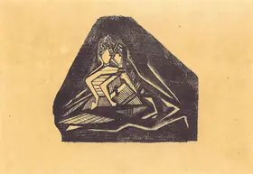 Tagore, Rabindranath (Artist). Untitled (Lovers), n.d. | Graphic Art