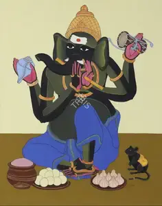 Vaikuntam, Thota (Artist). Untitled, n.d. | Painting