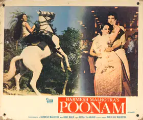 Malhotra, Harmesh (Producer), Poonam, 1981 | Photographic Still Mounted on Lobby Card