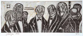 Souza, F.N. (Artist). Untitled, 1963 | Graphic Art