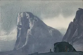 Sen, Bireshwar (Artist). Shailath Temple, 1972 | Painting