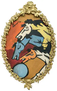 Husain, M.F. (Artist). Horse Series, n.d. | Painting