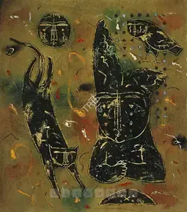 Parthan, Baiju (Artist). Untitled, 1992 | Painting