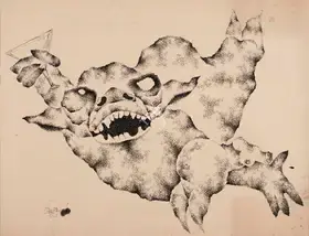 Dasgupta, Dharmanarayan (Artist). Untitled (Party Monster), n.d. | Drawing