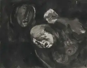 Mehta, Tyeb (Artist). Untitled (Trojan Women), 1966 | Painting