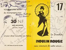 Raza, S.H. (Artist). Untitled (Champagne at Moulin Rouge), 1960 | Painting